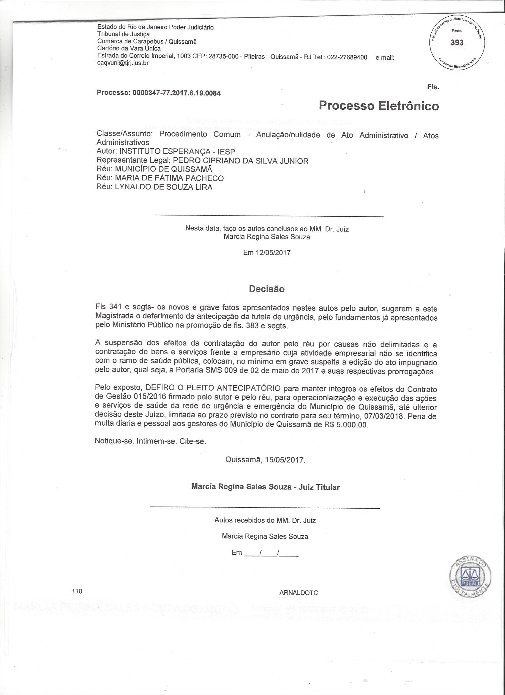 Decisão judicial